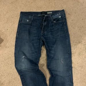 36x34 Aeropostale Straight leg dark wash distressed jeans
